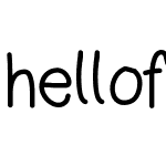 hellofriendthaifont