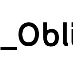 _Obline Bold