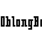 OblongBold