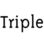 TriplexSerifLight