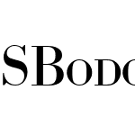 SBodoni