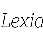 Lexia Thin