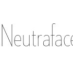 Neutraface 2 Condensed Thin