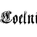 Coelnisch Current Fraktur