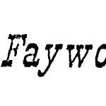 Faywood Italic WF