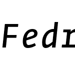 Fedra Mono Std Demi Italic