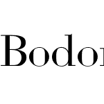 Bodoni