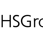 HS Grotesk Bg Light