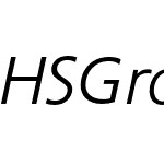 HS Grotesk Bg Light