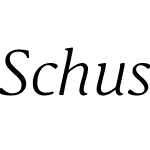 Schuss Serif Pro