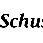 Schuss Serif Pro