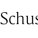 Schuss Serif Pro