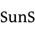 Sun Serif