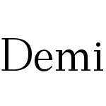 Demi Serif