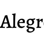 Alegreya Medium