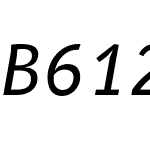 B612 Mono