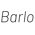 Barlow ExtraLight
