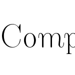 Computer Modern