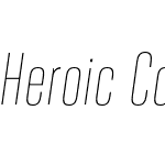 Heroic Condensed Thin