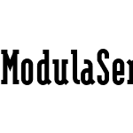 ModulaSerifBlack