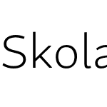 SkolarSansPEEx-El