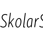 SkolarSansPECp-ElIt