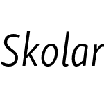 SkolarSansPECn-LtIt