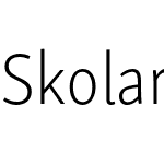 SkolarSansPECn-El