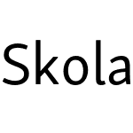 SkolarSansPE-Rg