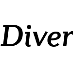 Diverda Serif Com Medium