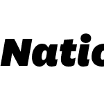 National Black Italic