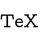 TeX pcr8