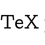 TeX pcr9