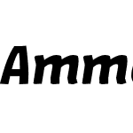 AmmanV3 Sans Bold Italic