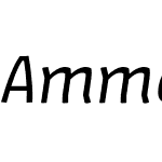 AmmanV3 Sans Regular Italic