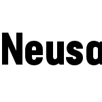 NeusaNextW10-CondensedBold