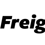 FreightSans Pro Black