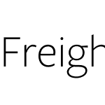 FreightSans Pro Light