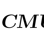 CMU Serif Extra