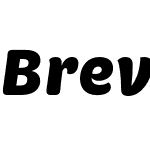 Brevia Black Italic