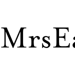 Mrs Eaves OT