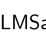 LMSans10