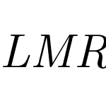 LMRoman9