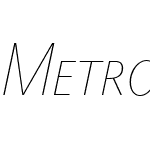 Metro Nova W01SC