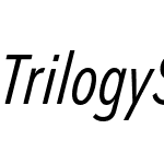 Trilogy Sans Cm