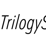 Trilogy Sans Lt Cm