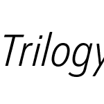 Trilogy Sans Lt Cn