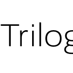 Trilogy Sans XLt Wd