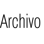 Archivo ExtraCondensed