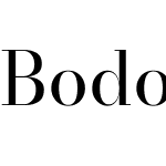 Bodoni Moda 17pt